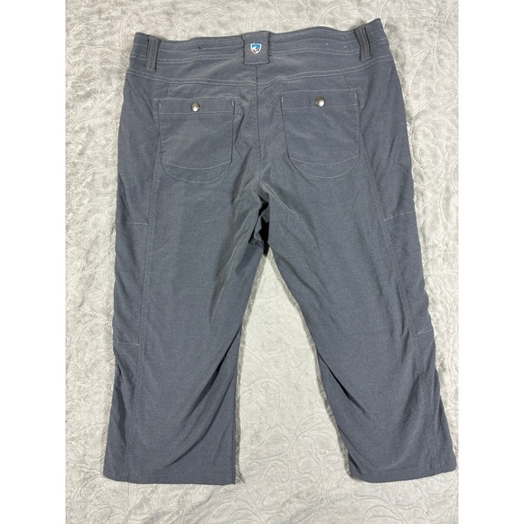 Kuhl Hiking Pants Capris Size 10 Trekr Kapri Adjustable Outdoors Granola Earthy - Picture 7 of 8